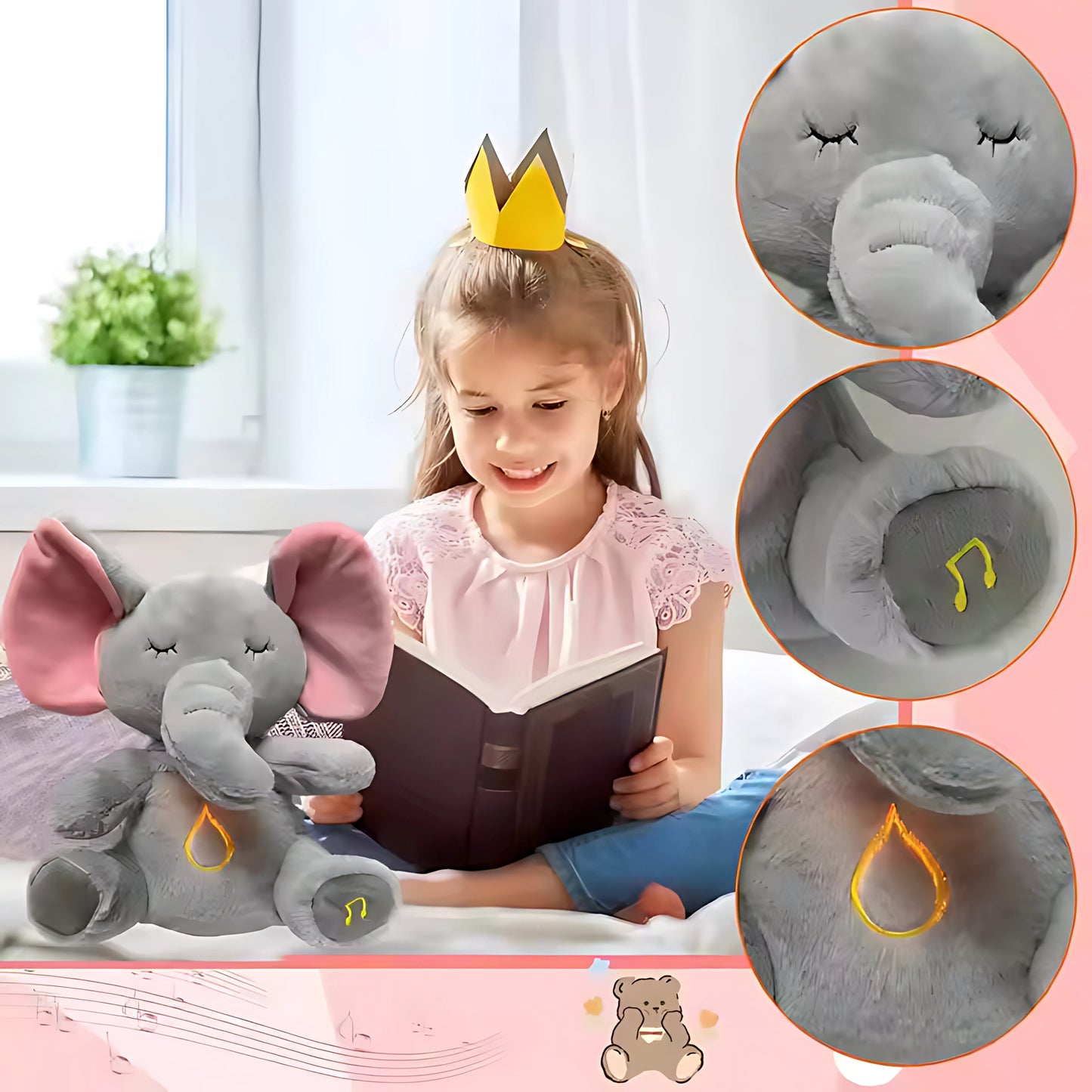 Peluche Musical de Elefante